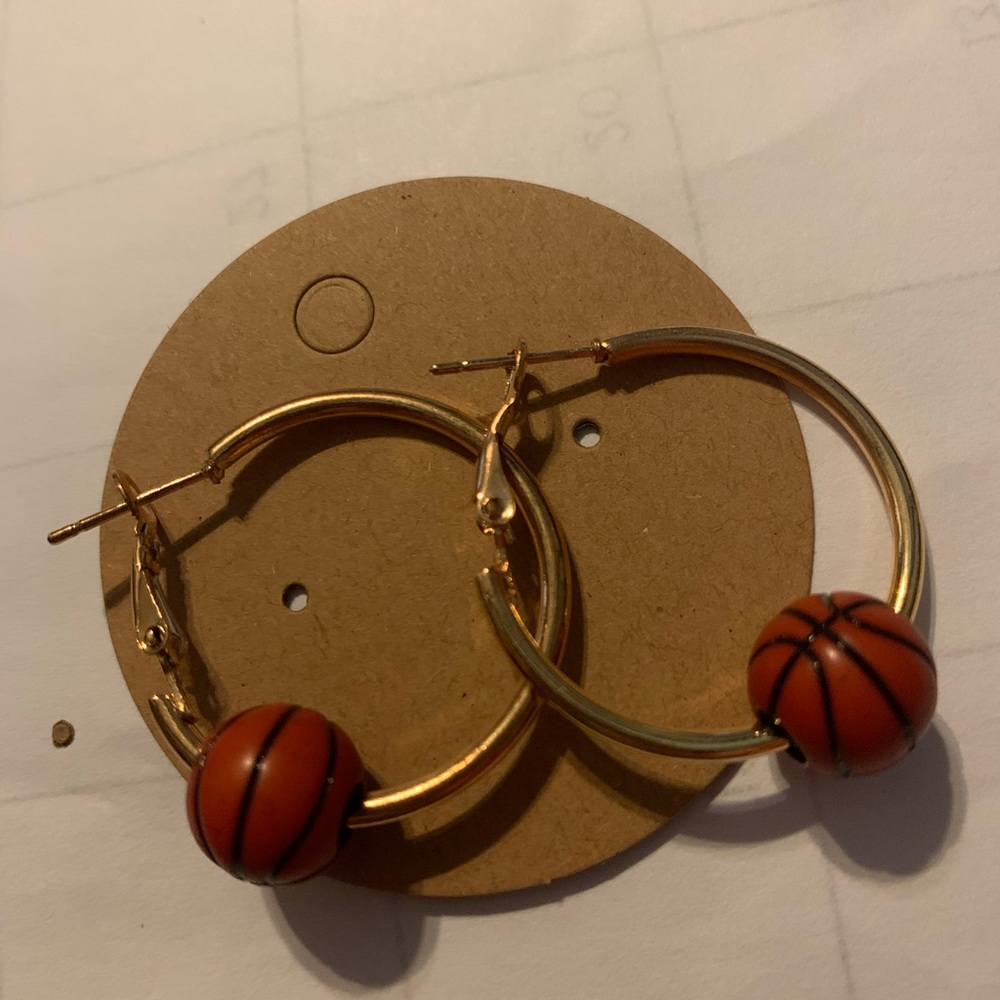 Basketball Hoop Earrings